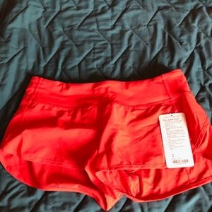 Lululemon Speed Shorts Size 8
